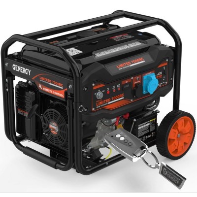 Generador GENERGY LIMITED 7000 RC – 7000W de salida máxima a 230V
